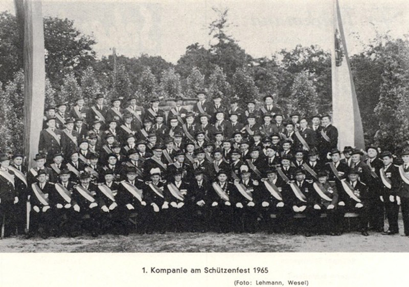1 kompanie schuetzenfest 1965