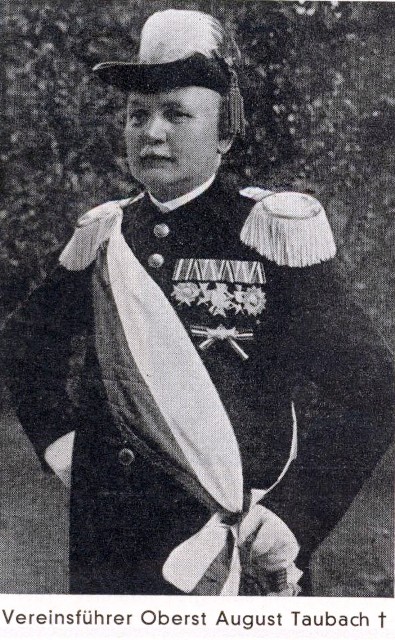 Oberst August Taubach - Vereinsführer 1914-1935
